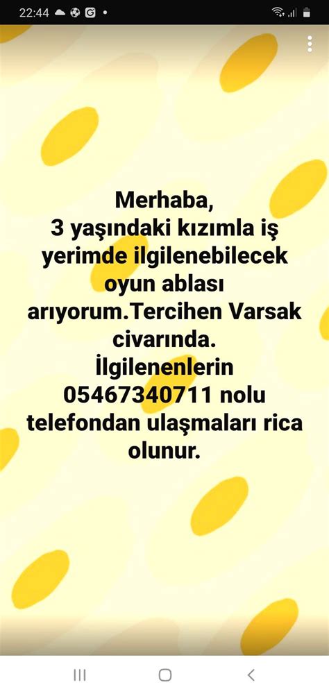 oyun ablası iş ilanları