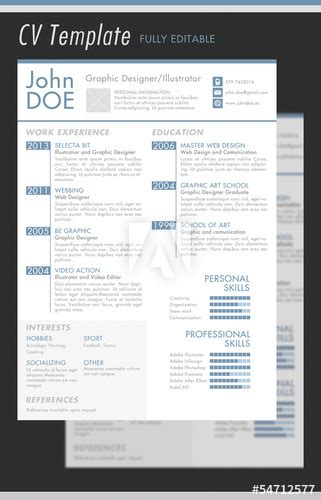 John academy has partnered with cv knowhow to bring this amazing free service to you. "John Doe CV Template" Stock image and royalty-free vector files on Fotolia.com - Pic 54712577