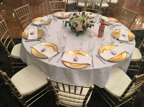 Wedding Table Setup With Gold Chargers Wedding Table Setup Reception