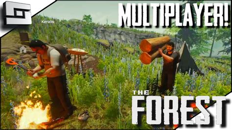The Forest Multiplayer Base Build Begins E3 Gameplay Youtube