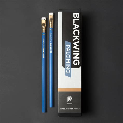 Blackwing Palomino Blue Set Of 12 Extra Frim Graphite Pencils