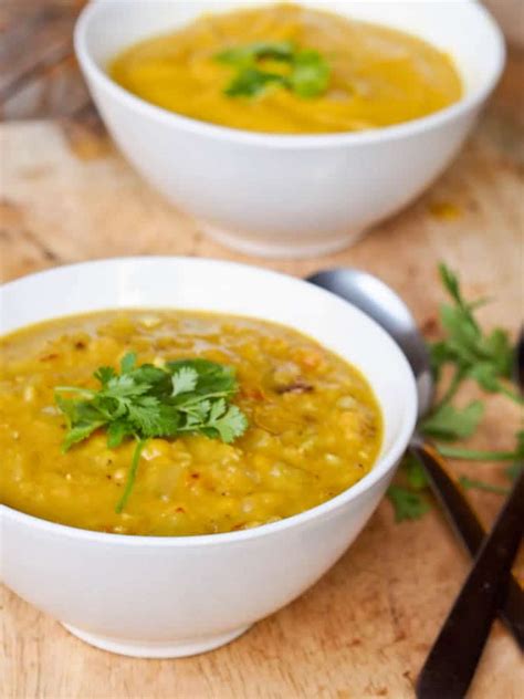 Indian Lentil Soup Recipe With Apples Vegan Gluten Free