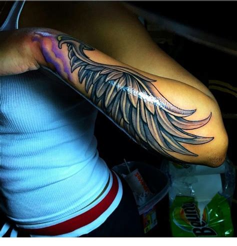 Incredible Arm Tattoo Wing Tattoos On Back Forarm Tattoos Angel Wings Tattoo