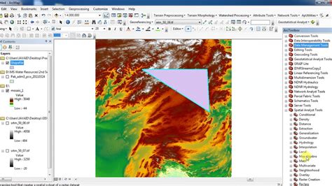 Shapefile Creation And Extract By Mask In Arcgis Youtube