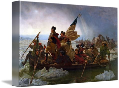 Washington Crossing The Delaware River 25th Decem By The Fine Art Masters