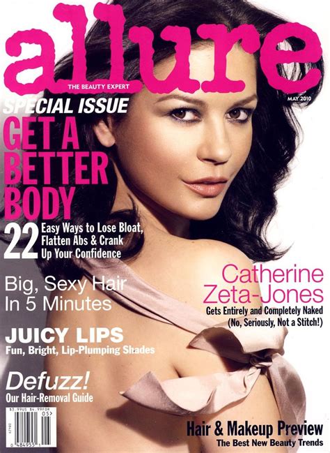 Catherine Zeta Jones Allure Magazine United States May 2010