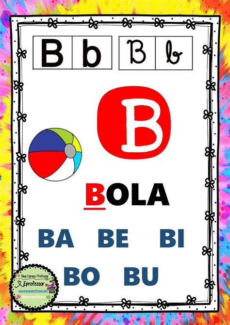 Alfabeto sílabas os 4 tipos de letras Teia Pedagógica Blog