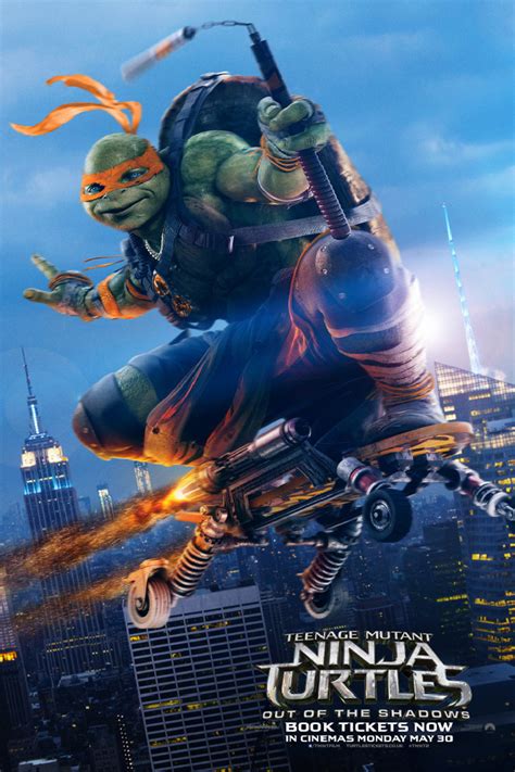 Teenage Mutant Ninja Turtles Out Of The Shadows New Character Posters