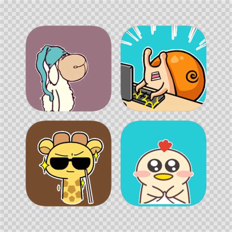 App Store Icon Sticker Jungle Animals Animated  Download On The
