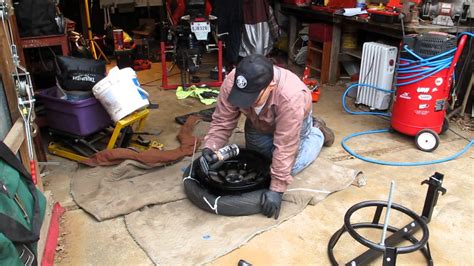 I think motorcycle tires are different than car tires, they are well made to begin with, plus better rubber and stronger core. Motorcycle tire un-mount using zip ties. No tools ...