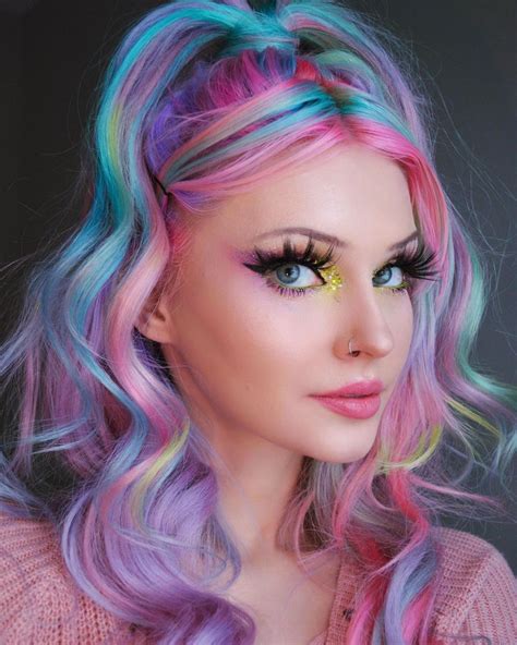 Bubble Pack Rainbow Hair Color Pastel Rainbow Hair Mermaid Hair Color