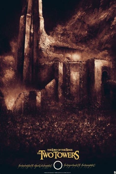 Just like the previous lord of the rings movie, there are no opening credits after the title has been shown. The Lord of the Rings - Created by Karl Fitzgerald