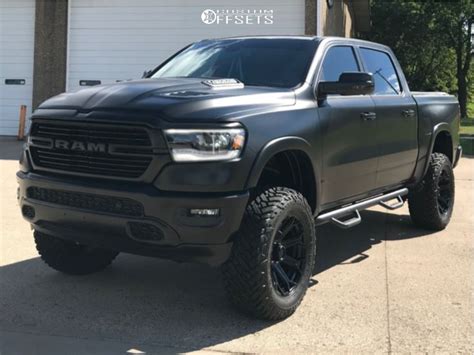2019 Ram 1500 Aggressive 1 Outside Fender On 20x10 24 Offset Fuel