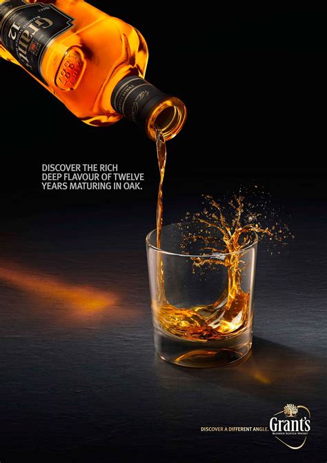 Grants Whisky On Behance Grant Whisky Beer Advertising Wine Poster