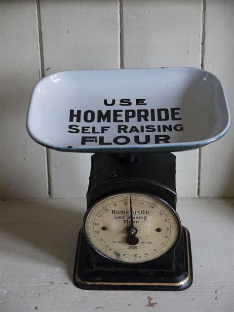 Rare Vintage Kitchen Weighing Scales Homepride Advertising Etsy Uk