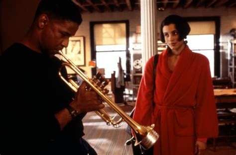 Denzel Washington And Cynda Williams In His Bedroom In Mo Better Blues