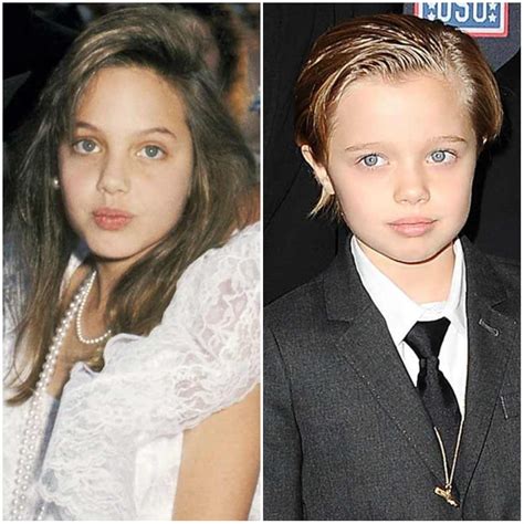 From a young age, jolie says that shiloh wanted to be a boy. 13 Celebrity Children That Look Exactly Like Their Parents