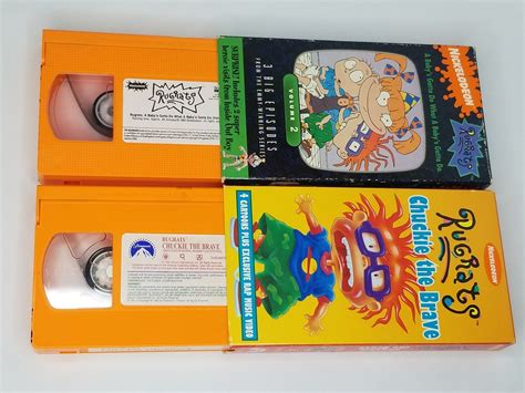 90s Rugrats Vhs Tapes Lot Vintage Tv Show Nickelodeon 90s Kid Etsy