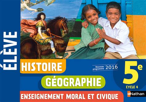 Histoire Géographie Emc 5e Manuel Numérique élève 9782091128405