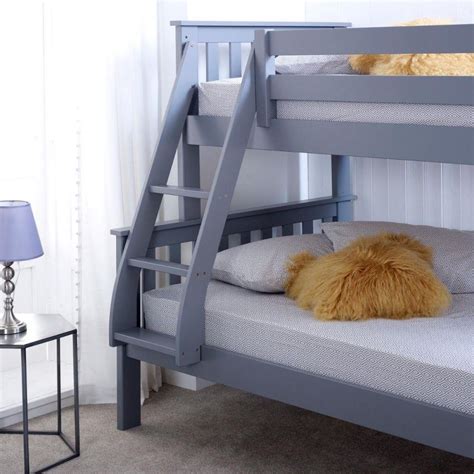 Depending with regards to your needs,. Atlantis Grey Wooden Triple Sleeper Bed Frame - 3ft Single Top and 4ft Small Double Bottom | Bed ...