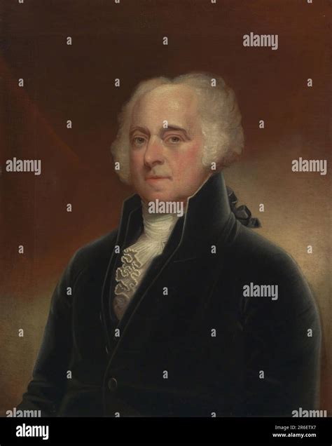 John Adams Oil On Canvas Date C 1815 Museum National Portrait