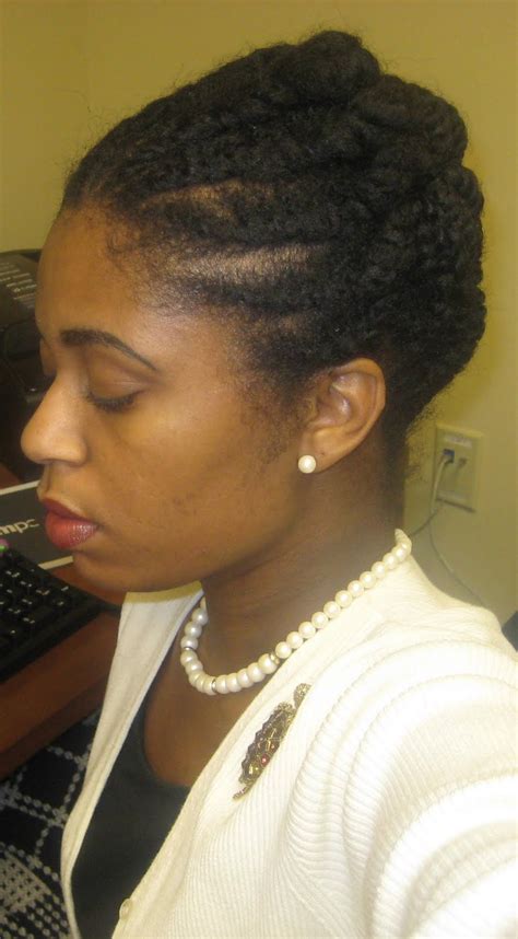 The versatility provided with this natural style is one of its best features. Naturally Elegant: Hairstyle: Two Strand Flat Twists + Two ...