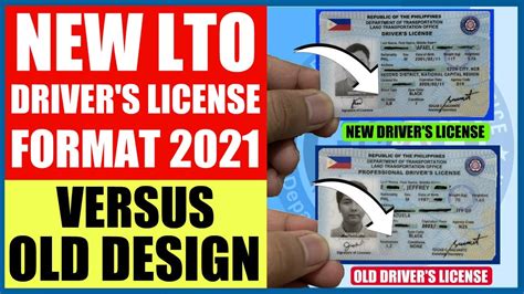 New Lto Drivers License Format 2021 Vs Old Design Actual Comparison