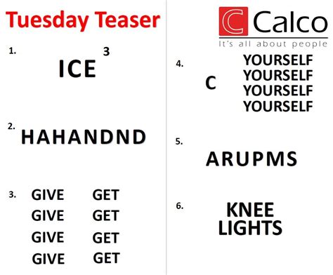 That tells you how to solve other puzzles, as ant_toe_knee said. Can you solve this Teaser? | Word puzzles, Recruitment ...