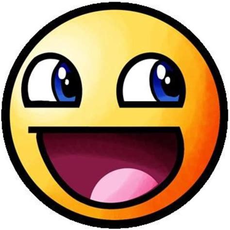 Try to search more transparent images related to happy face png |. Image - 6232 | Awesome Face / Epic Smiley | Know Your Meme