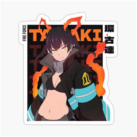 Tamaki Kotatsu Fire Force V Sticker For Sale By IkaXII Redbubble