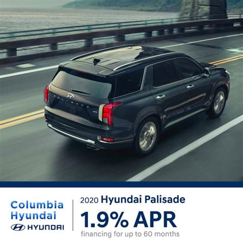 Hyundai is offering a $50 visa, amazon, or target gift card when you come in to test drive one of their vehicles! Current New Hyundai Specials Offers | Columbia Hyundai