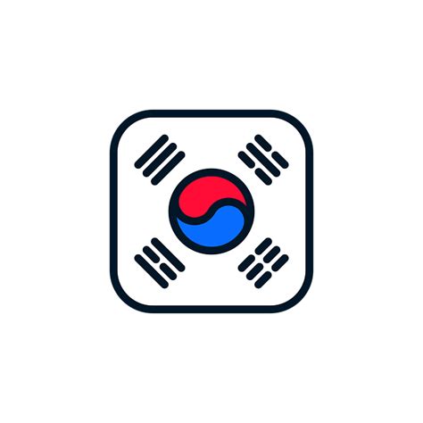 It should be used in place of this raster image when not inferior. South Korea Icon - Free image on Pixabay