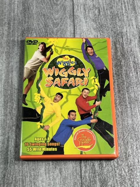 The Wiggles Wiggly Safari Dvd 2002 With Crocodile Hunter Steve Irwin