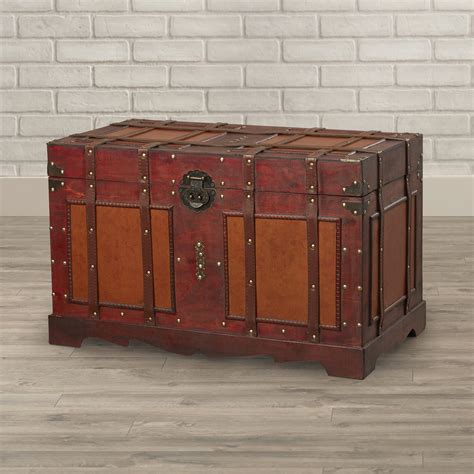 Trent Austin Design Bluff Trail Antique Style Steamer Trunk And Reviews