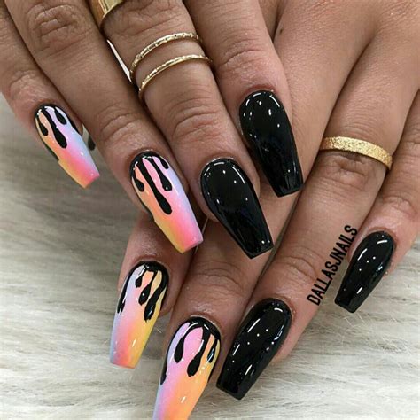 With the introduction of our live edge sliding doors we are able to create a raw yet modern aesthetic. Pinterest @IIIannaIII | Drip nails, Cute acrylic nails ...