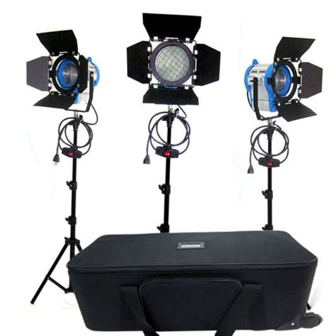 Fresnel Tungsten 650w3 Spotlight Studio Video Spot Light Case
