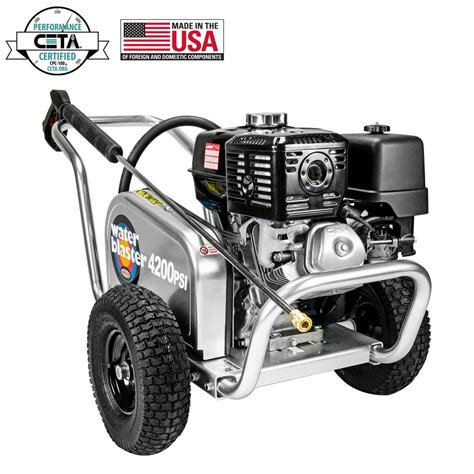 The pump with nine lives first introduced a 4 gpm 700 psi pressure washer. Simpson Water Blaster 4200PSI 4.0GPM HONDA GX390 CAT ...