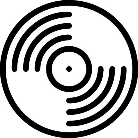Vinyl Record Svg Png Icon Free Download (#474399) - OnlineWebFonts.COM