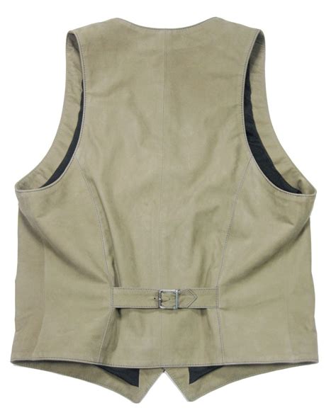 Hand Crafted Classic Custom Made Men S Leather Vests By Behrle Nyc Llc