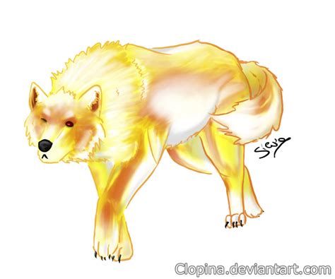 Zelda Megacollab Golden Wolf By Clopina On Deviantart