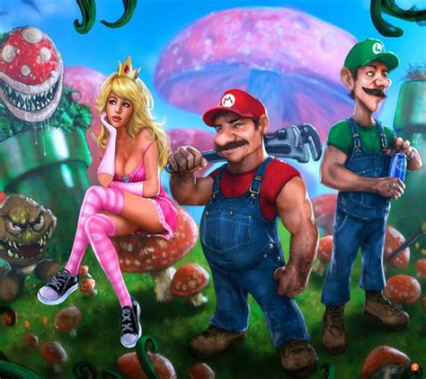 Princess Peach Mario And Luigi Characters In Real Life