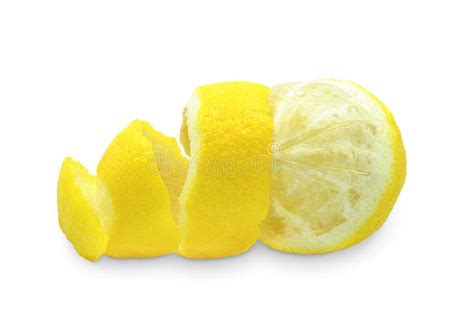 Peel Of Lemon Stock Photo Image Of Fleshy Lemon Twist 36958754
