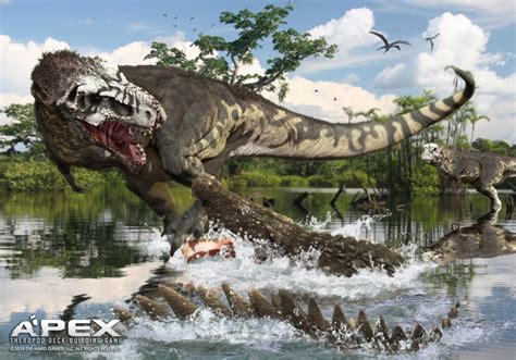 Tyrannosaurus Rex Vs Deinosuchus Rugosus Basically T Rex Versus