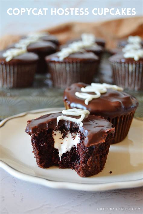 Homemade Copycat Hostess Cupcakes The Domestic Rebel