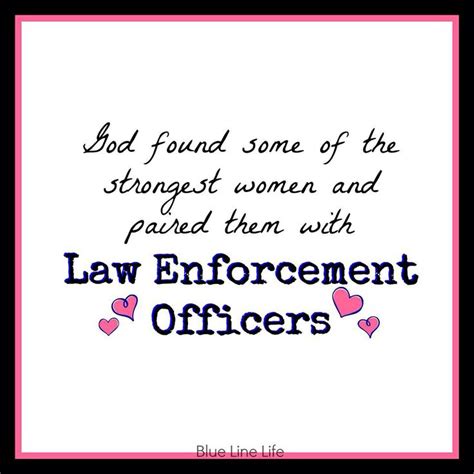 God Found Some Of The Strongest Women And Paired Them With Law Enforcement Officers Blue Line