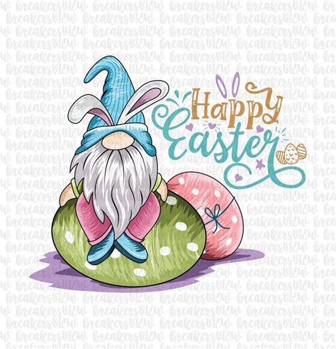 Happy Easter gnome SVGEPSPNG Easter gnome svg gnome svg | Etsy | Easter