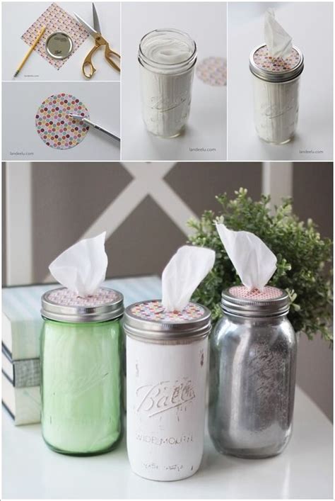 Gallery of mason jar projects including crafts, decorative vases, lights, recipes and how to paint and distress mason jars. Cool Things To Do With Mason Jars | Mason jar diy, Mason jar crafts, Mason jar organization
