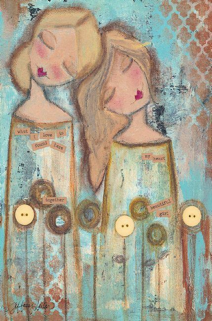 Beautiful Girl Whimsical Girls Canvasthis Is Really A Canvas I