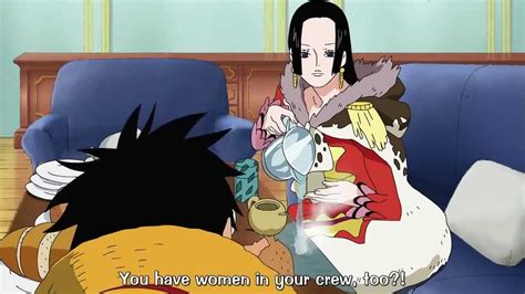 One Piece Funny Moment Boa Hancock Finds Out About Nami And Robin Youtube
