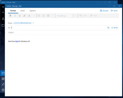 Getting Started With Windows Mail In Windows 10